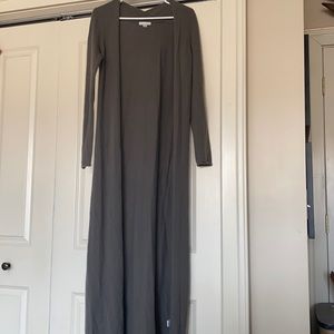 Garnet Hill Cashmere cardigan sweater Duster Sz XS